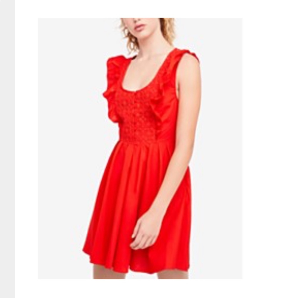 Free People Half Moon Mini Dress